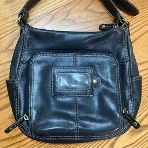 Fossil Black Leather Bag